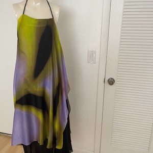 Womens European silk dress.  Size 8, (EU 42)